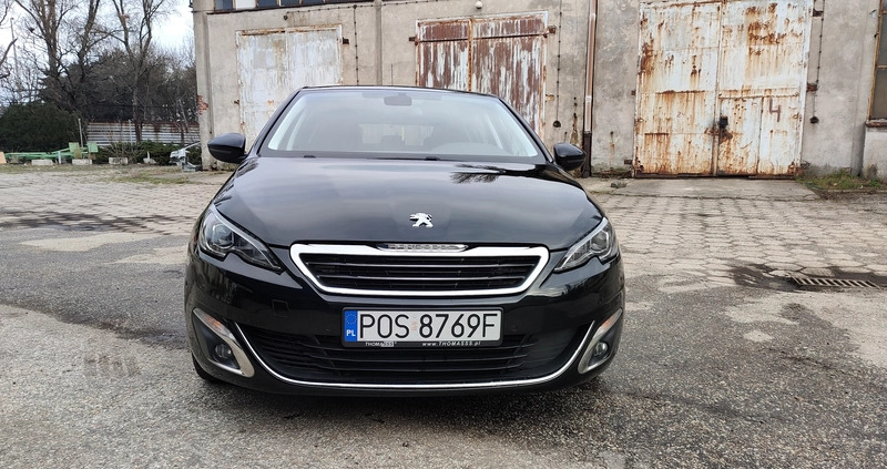 Peugeot 308 cena 36900 przebieg: 139000, rok produkcji 2015 z Zamość małe 106